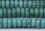 CNT543 15.5 inches 3*6mm rondelle turquoise gemstone beads