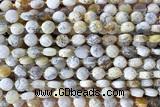COIN144 15 inches 6mm faceted coin opal gemstone beads
