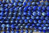 COIN170 15 inches 6mm faceted coin lapis lazuli gemstone beads
