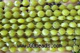 COIN185 15 inches 6mm faceted coin jade gemstone beads