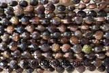 COIN190 15 inches 6mm faceted coin tiger eye beads