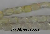 COV41 15.5 inches 8*10mm oval watermelon yellow beads wholesale