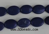 COV84 15.5 inches 10*14mm oval synthetic turquoise beads wholesale