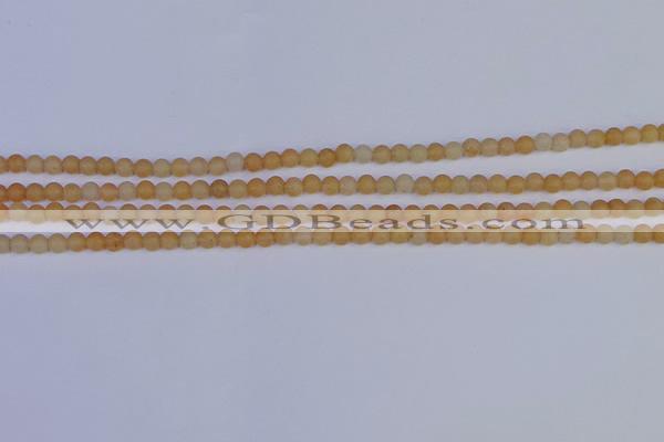 CPI300 15.5 inches 4mm round matte red aventurine beads wholesale