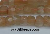 CRB1468 15.5 inches 4*6mm faceted rondelle moonstone beads