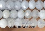 CRB2252 15.5 inches 3*4mm faceted rondelle blue lace agate beads