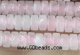 CRB2550 15.5 inches 2*4mm heishi rose quartz beads wholesale