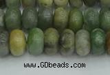 CRB2832 15.5 inches 6*10mm rondelle jade gemstone beads