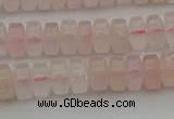 CRB401 15.5 inches 5*8mm rondelle rose quartz beads wholesale
