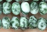 CRB4116 15.5 inches 5*8mm faceted rondelle Qinghai jade beads