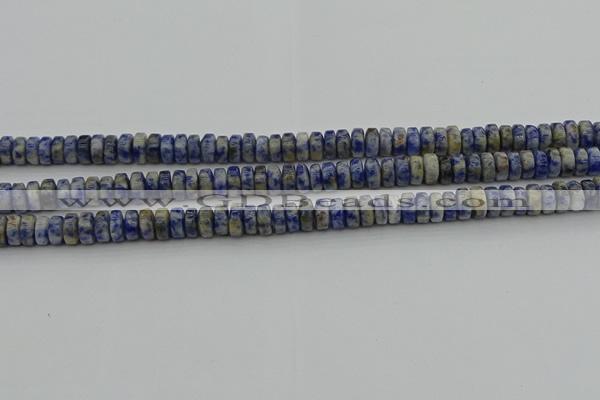 CRB428 15.5 inches 5*8mm rondelle African sodalite beads wholesale