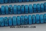 CRB440 15.5 inches 5*8mm rondelle turquoise beads wholesale