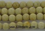 CRI201 15.5 inches 6mm round riverstone beads wholesale