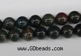 CRO141 15.5 inches 8mm round bloodstone beads wholesale