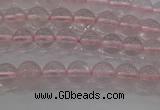 CRQ120 15.5 inches 4mm round natural rose quartz beads wholesale