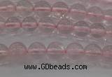 CRQ121 15.5 inches 6mm round natural rose quartz beads wholesale