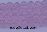 CRQ200 15.5 inches 4mm round Mozambique rose quartz beads