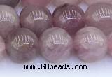 CRQ781 15.5 inches 8mm round Madagascar rose quartz beads