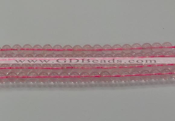 CRQ850 15.5 inches 6mm round natural rose quartz gemstone beads