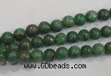 CRZ601 15.5 inches 6mm round New ruby zoisite gemstone beads