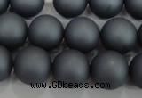 CSB1326 15.5 inches 6mm matte round shell pearl beads wholesale