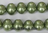 CSB145 15.5 inches 12*15mm – 13*16mm oval shell pearl beads