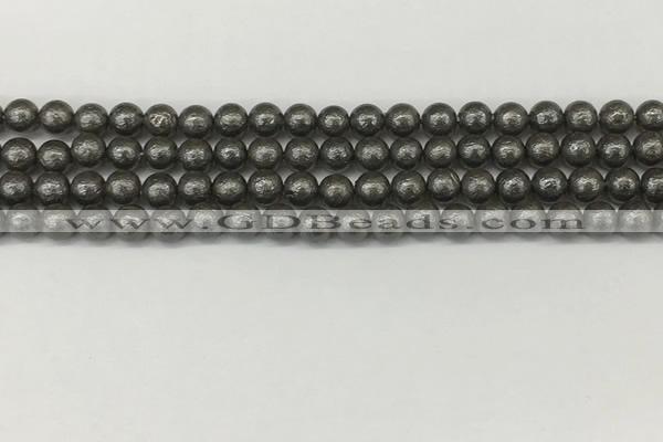 CSB2320 15.5 inches 4mm round wrinkled shell pearl beads wholesale