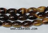 CTE159 15.5 inches 10*14mm rice yellow tiger eye gemstone beads