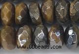 CTE2112 6*10mm faceted rondelle AB-color yellow tiger eye beads