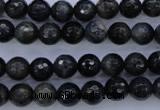 CTE442 15.5 inches 8mm faceted round blue tiger eye beads