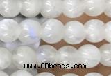CTG1580 15.5 inches 4mm round white moonstone beads wholesale