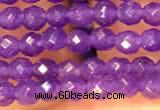 CTG2224 15 inches 2mm,3mm faceted round candy jade beads