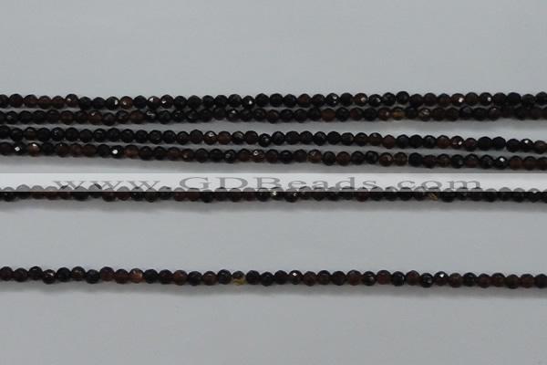 CTG426 15.5 inches 2mm faceted round tiny agate gemstone beads