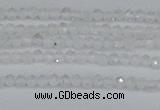CTG603 15.5 inches 2mm faceted round white moonstone beads