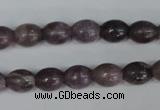CTO231 15.5 inches 10*14mm rice tourmaline gemstone beads
