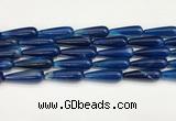 CTR428 15.5 inches 10*30mm teardrop agate beads wholesale