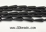 CTR435 15.5 inches 10*30mm teardrop agate beads wholesale