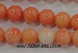 CTU2633 15.5 inches 8mm round synthetic turquoise beads
