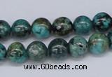 CTU428 15.5 inches 10mm round African turquoise beads wholesale