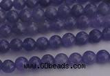 CTZ500 15.5 inches 4mm round natural tanzanite gemstone beads