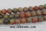 CUG101 15.5 inches 6mm round Chinese unakite beads wholesale