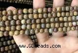 CWJ562 15.5 inches 4mm round wood jasper beads wholesale