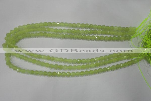 CXJ161 15.5 inches 6mm faceted round New jade beads wholesale