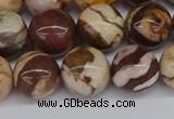 CZJ272 15.5 inches 8mm round zebra jasper beads wholesale