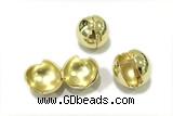 EARR23 16mm copper earrings gold plated