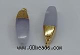 NGP8772 14*40mm rice agate gemstone pendants wholesale