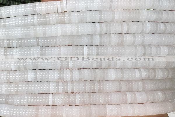 ROND240 15 inches 1.5*6mm heishi jade gemstone beads