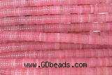 ROND246 15 inches 1.5*6mm heishi jade gemstone beads