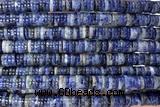 ROND278 15 inches 1.5*6mm heishi sodalite gemstone beads