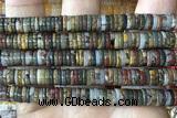 ROND280 15 inches 1.5*6mm heishi picasso picture jasper beads